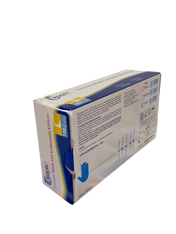 Tropic Pudrasız Nitril Tek Kullanımlık Beyaz Eldiven