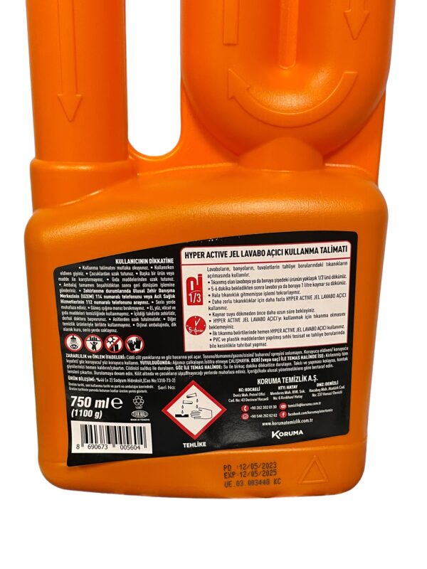 Hyper Active Jel Lavabo Açıcı