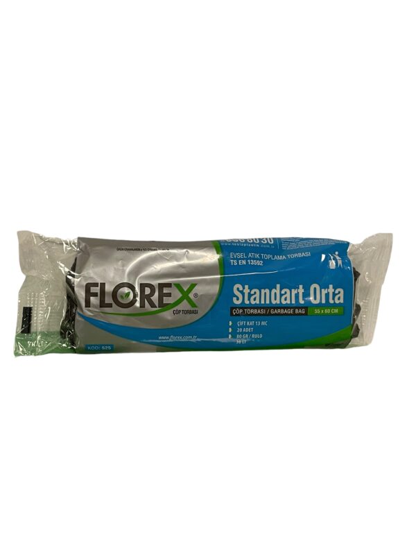 Florex Standart Orta Boy Çöp Torbası 55x60cm