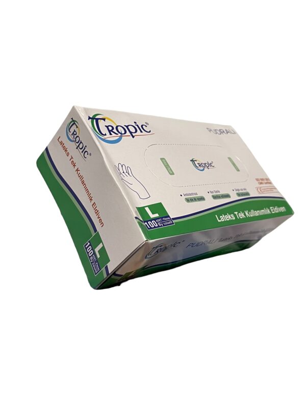 Tropic Lateks Tek Kullanımlık Eldiven L Beden